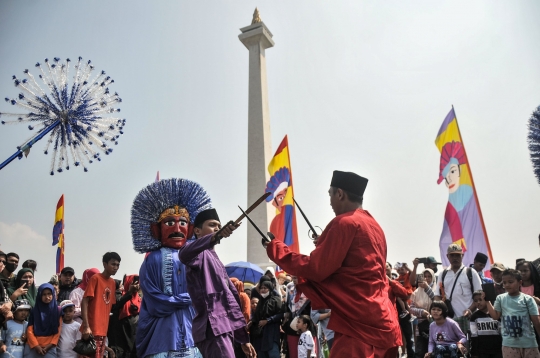 Kemeriahan Lebaran Betawi di Monas