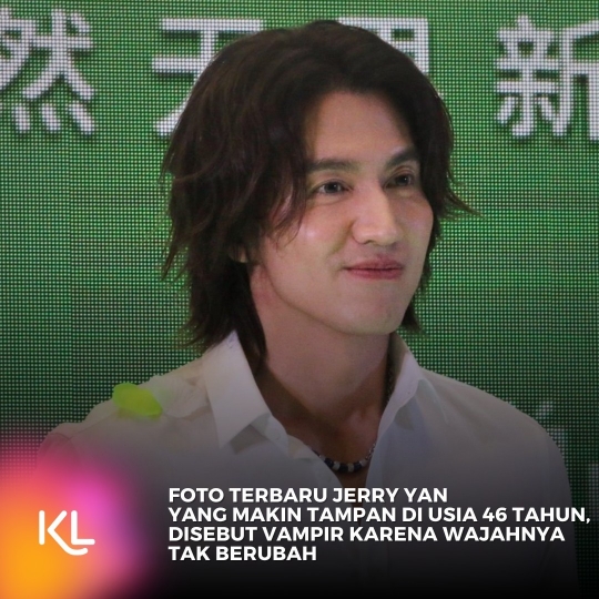 Menolak Tua, Potret Jerry Yan Makin Ganteng di Usia 46 Tahun, Netizen: Fix Dia Vampir