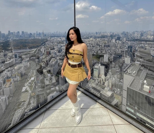 OOTD Rachel Vennya saat Liburan di Jepang, Cantik dan Modis Tuai Banyak Pujian