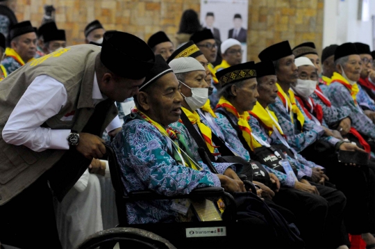 6.383 Jemaah Haji Indonesia Gelombang Pertama Siap Diberangkatkan