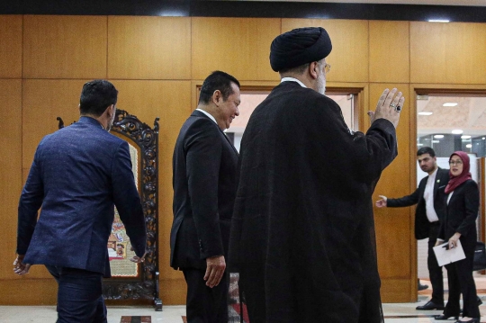 Bomsoet Terima Kunjungan Presiden Iran di Gedung MPR RI