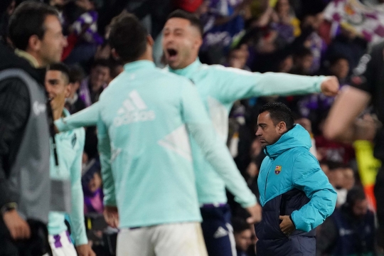 Wajah Lesu Pemain Barcelona usai Dibantai Real Valladolid 3-1