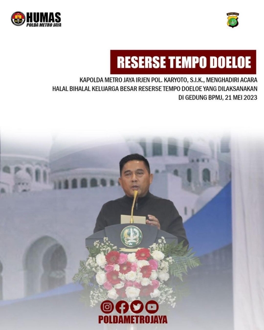 Momen Istimewa Legenda Reserse Polri Berkumpul, Hadir Bintang 4 Mantan Kapolri