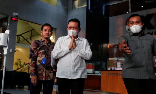 Ekspresi Sekretaris Mahkamah Agung Hasbi Hasan Usai Diperiksa KPK Terkait Kasus Suap