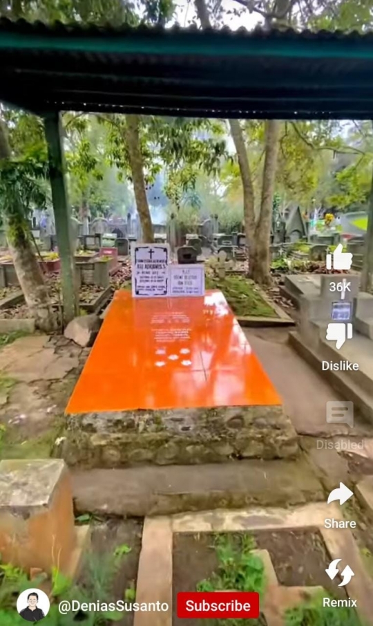 Kondisi Terbaru Makam Suzanna di Magelang, Warnanya Mencolok & Kondisi Bersih Terawat