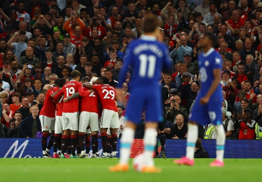 Bantai Chelsea 4-1, Manchester United Rebut Tiket ke Liga Champions