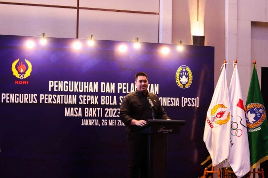 Momen Erick Thohir Resmi Dilantik Jadi Ketua Umum PSSI
