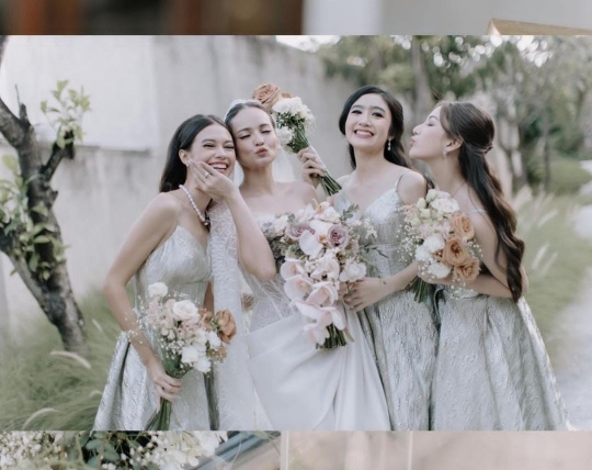 Pesona Jessica Mila Jadi Bridesmaid Pernikahan Enzy Storia, Cantiknya Bikin Melongo