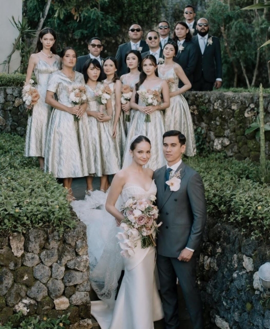 Pesona Jessica Mila Jadi Bridesmaid Pernikahan Enzy Storia, Cantiknya Bikin Melongo