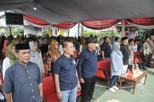 Kemeriahan Halalbihalal dan Pentas Seni Budaya di Asrama Polisi Cideng Barat