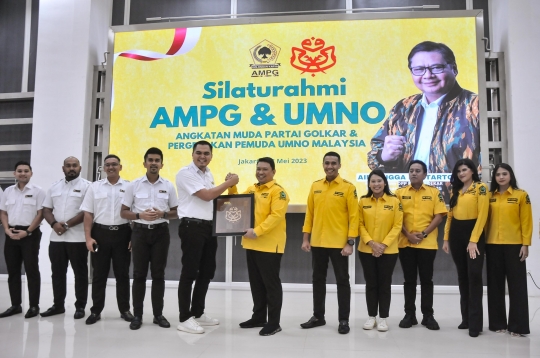 Silaturahmi AMPG dan UMNO Membahas Reformasi Pengkaderan Partai di Indonesia-Malaysia