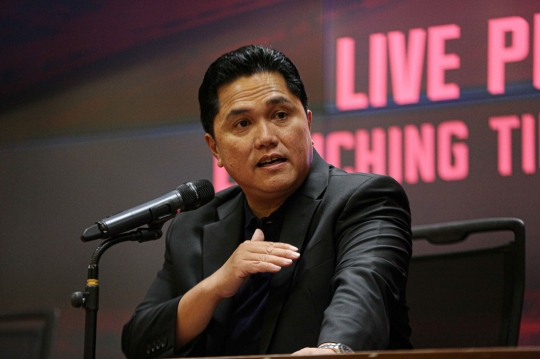 Erick Thohir Umumkan Harga Tiket Timnas Lawan Argentina, Termurah Rp600 Ribu