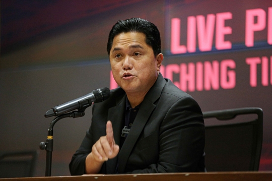 Erick Thohir Umumkan Harga Tiket Timnas Lawan Argentina, Termurah Rp600 Ribu