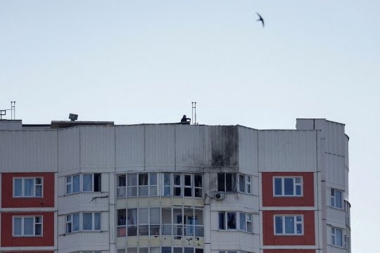 Buntut Drone Bunuh Diri di Ukraina, Apartemen di Moskow Kena Target Serangan