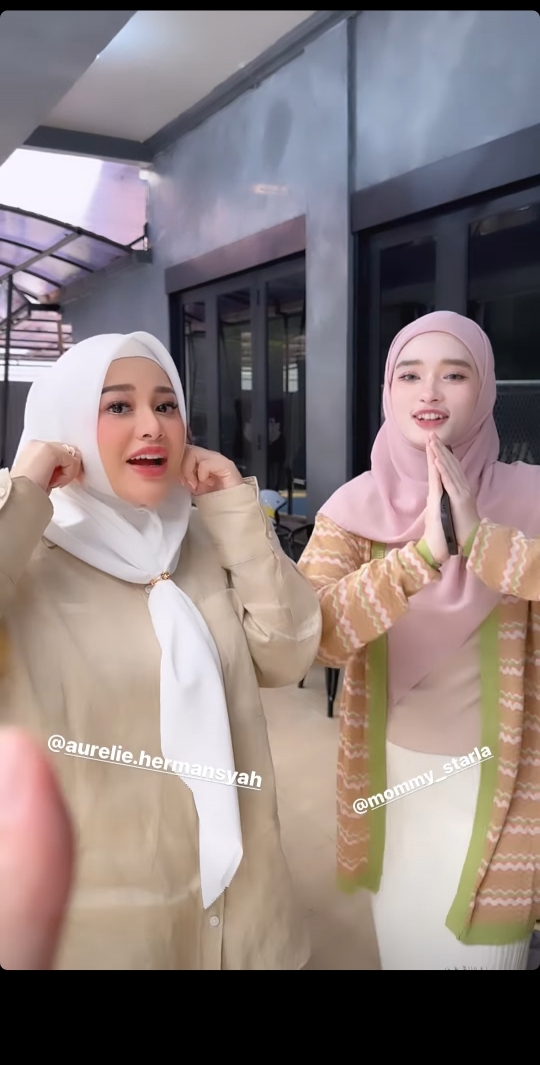 Sama-sama Cantik, ini Potret Kebersamaan Inara Rusli dan Aurel Hermansyah