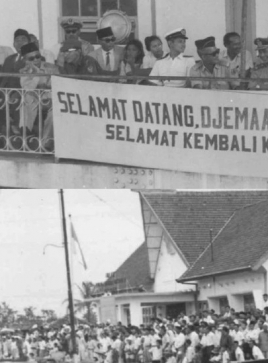 Penampakan Jemaah Haji Kembali ke Tanah Air Tahun 1965, Lewat Jalur Laut di Palembang