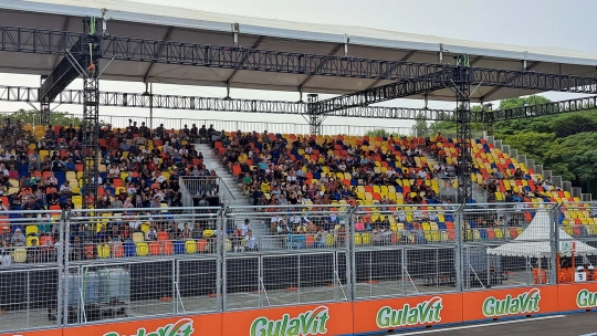 Penampakan Bangku Kosong Warnai Hari Pertama Formula E Jakarta