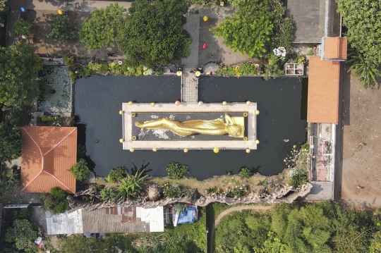 Perayaan Waisak di Vihara Naha Mojopahit Mojokerto