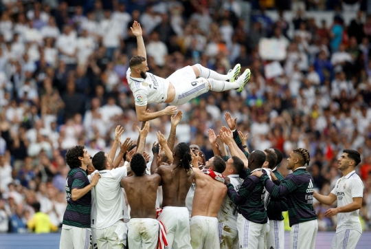 Momen Perpisahan Karim Benzema dari Real Madrid Dilempar ke Udara