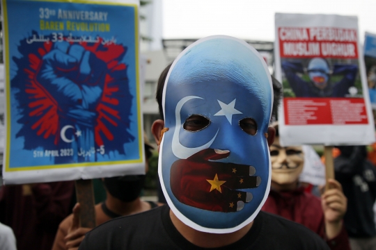 Mahasiswa Islam Demo Kedubes China Tuntut Bertanggung Jawab Atas Tragedi Tiananmen