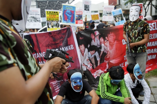 Mahasiswa Islam Demo Kedubes China Tuntut Bertanggung Jawab Atas Tragedi Tiananmen