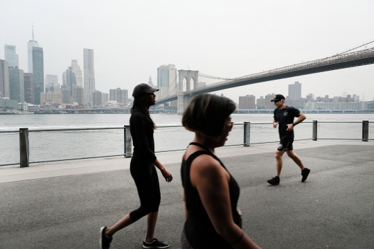 Ketika Kabut Asap Kebakaran Hutan Selimuti New York, Ini Penampakannya