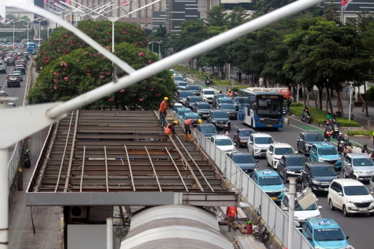 Transjakarta Revitalisasi 10 Halte Busway