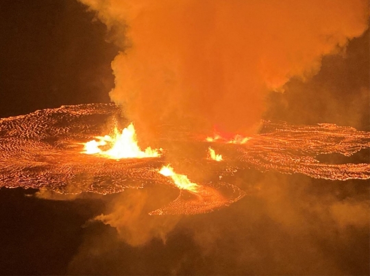 Gunung Kilauea di Hawaii Kembali Meletus Muntahkan Lava Pijar