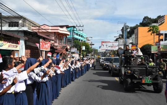 Ramai-Ramai Warga Melepas Brigjen TNI, Sosok Jenderal Dikenal Dekat sama Yatim Piatu