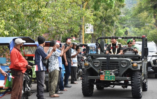 Ramai-Ramai Warga Melepas Brigjen TNI, Sosok Jenderal Dikenal Dekat sama Yatim Piatu