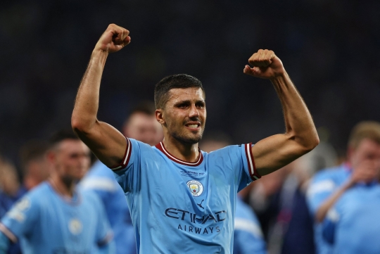 Momen Gol Rodri Antar Manchester City Jadi Juara Liga Champions