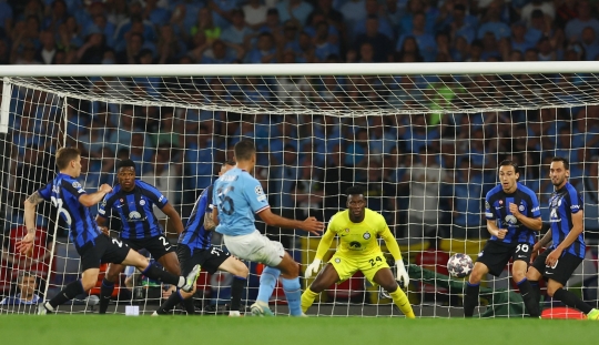 Momen Gol Rodri Antar Manchester City Jadi Juara Liga Champions