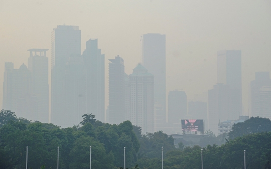 Foto : Kualitas Udara Jakarta Terburuk Di Dunia | Merdeka.com