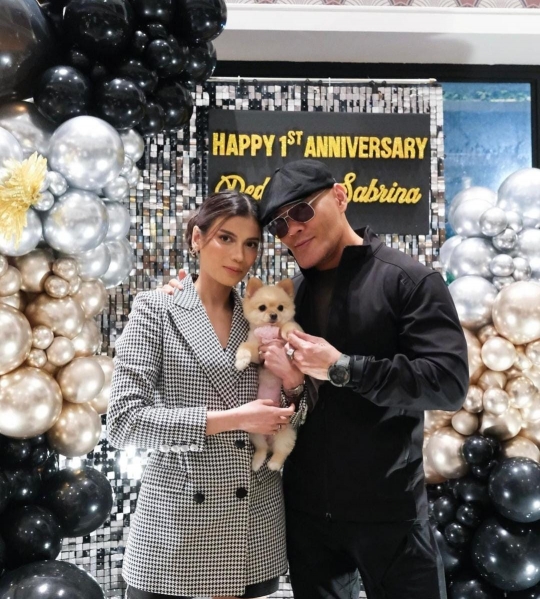 Potret Wedding Anniversary Pertama Sabrina & Deddy Corbuzier, Disebut Pasangan Gemas