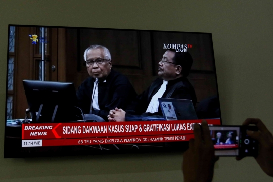 Sidang Perdana Kasus Pencucian Uang, Lukas Enembe Hadir Secara Virtual