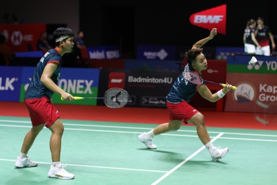Sengit, Apriyani/Fadia Tekuk Wakil Jerman Dua Set Lansung di Indonesia Open 2023