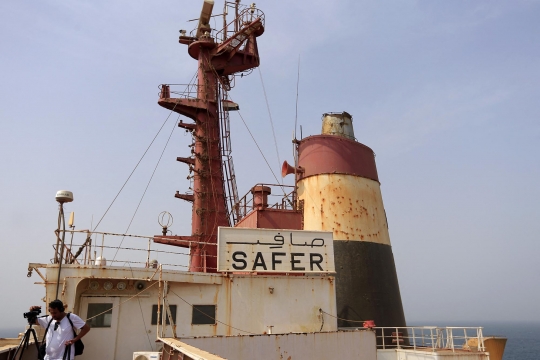 Penampakan Kapal Tanker Membusuk di Laut Merah, Ada Jutaan Barel Minyak di Dalamnya