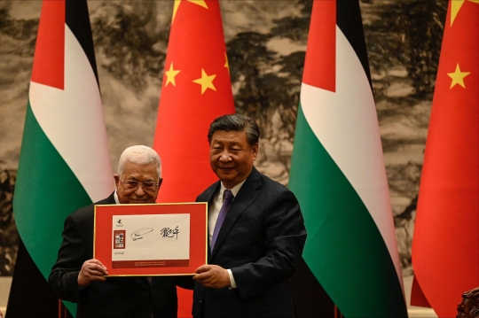 Momen Xi Jinping Bertemu Mahmoud Abbas, Tegaskan China Dukung Palestina Merdeka