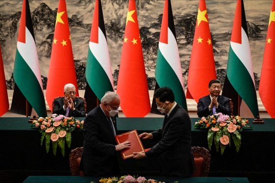 Momen Xi Jinping Bertemu Mahmoud Abbas, Tegaskan China Dukung Palestina Merdeka