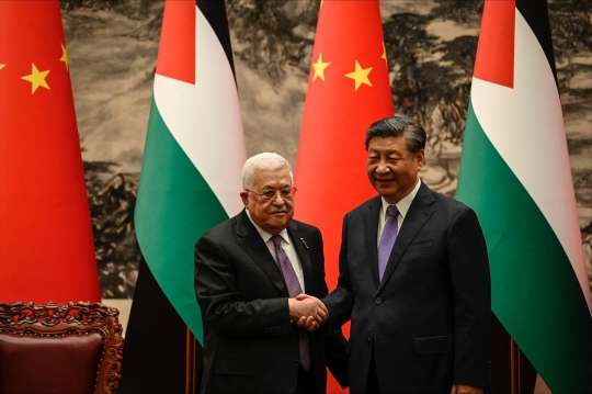 Momen Xi Jinping Bertemu Mahmoud Abbas, Tegaskan China Dukung Palestina Merdeka