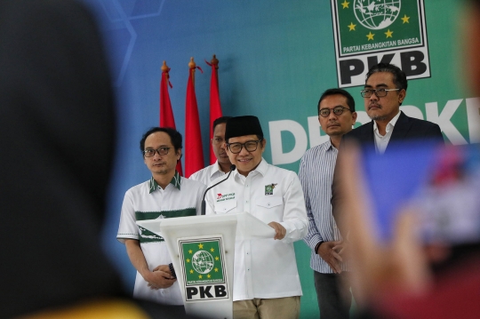 Ekspresi Cak Imin Lega usai MK Putuskan Sistem Pemilu 2024 Tetap Terbuka