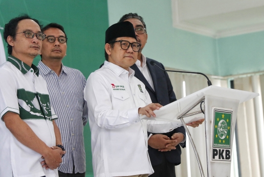 Ekspresi Cak Imin Lega usai MK Putuskan Sistem Pemilu 2024 Tetap Terbuka