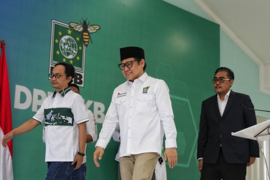 Ekspresi Cak Imin Lega usai MK Putuskan Sistem Pemilu 2024 Tetap Terbuka