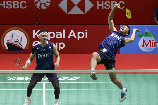 Tak Berkutik, Fajar/Rian Menyerah Hadapi Ganda India di Indonesia Open 2023