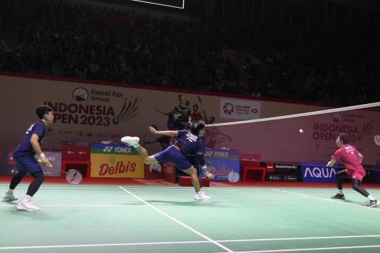 Tak Berdaya Hadapi Ganda Korea, Leo/Daniel Gugur di Indonesia Open 2023
