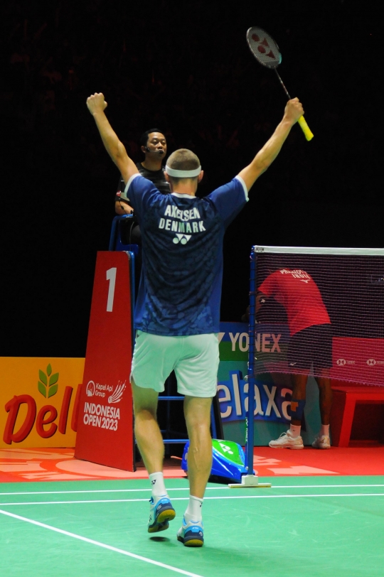 Tekuk India, Viktor Axelsen ke Final Indonesia Open dan Berpotensi Bertemu Ginting