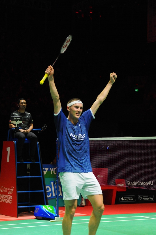 Tekuk India, Viktor Axelsen ke Final Indonesia Open dan Berpotensi Bertemu Ginting