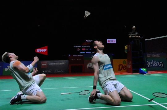 Ditekuk Malaysia, Pramudya-Yeremia Tersingkir dari Semifinal Indonesia Open 2023