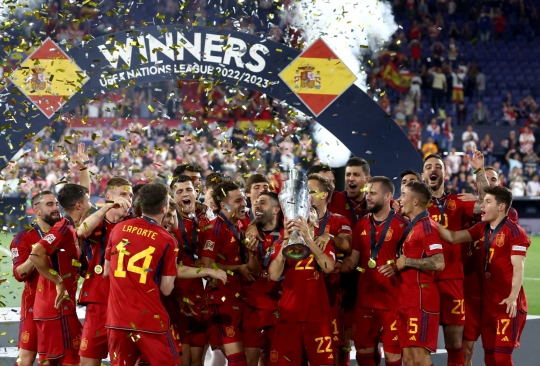 Spanyol Juara UEFA Nations League Usai Tumbangkan Kroasia Lewat Drama Adu Penalti