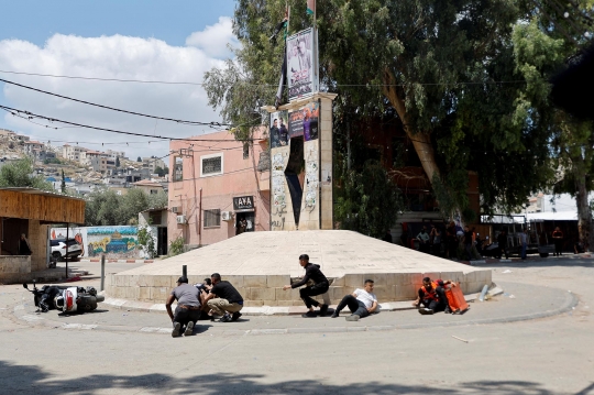 Mencekam, Pejuang Palestina Baku Tembak Berjam-jam Lawan Tentara Israel di Jenin